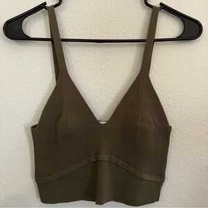 Cotton On top Olive Green size L